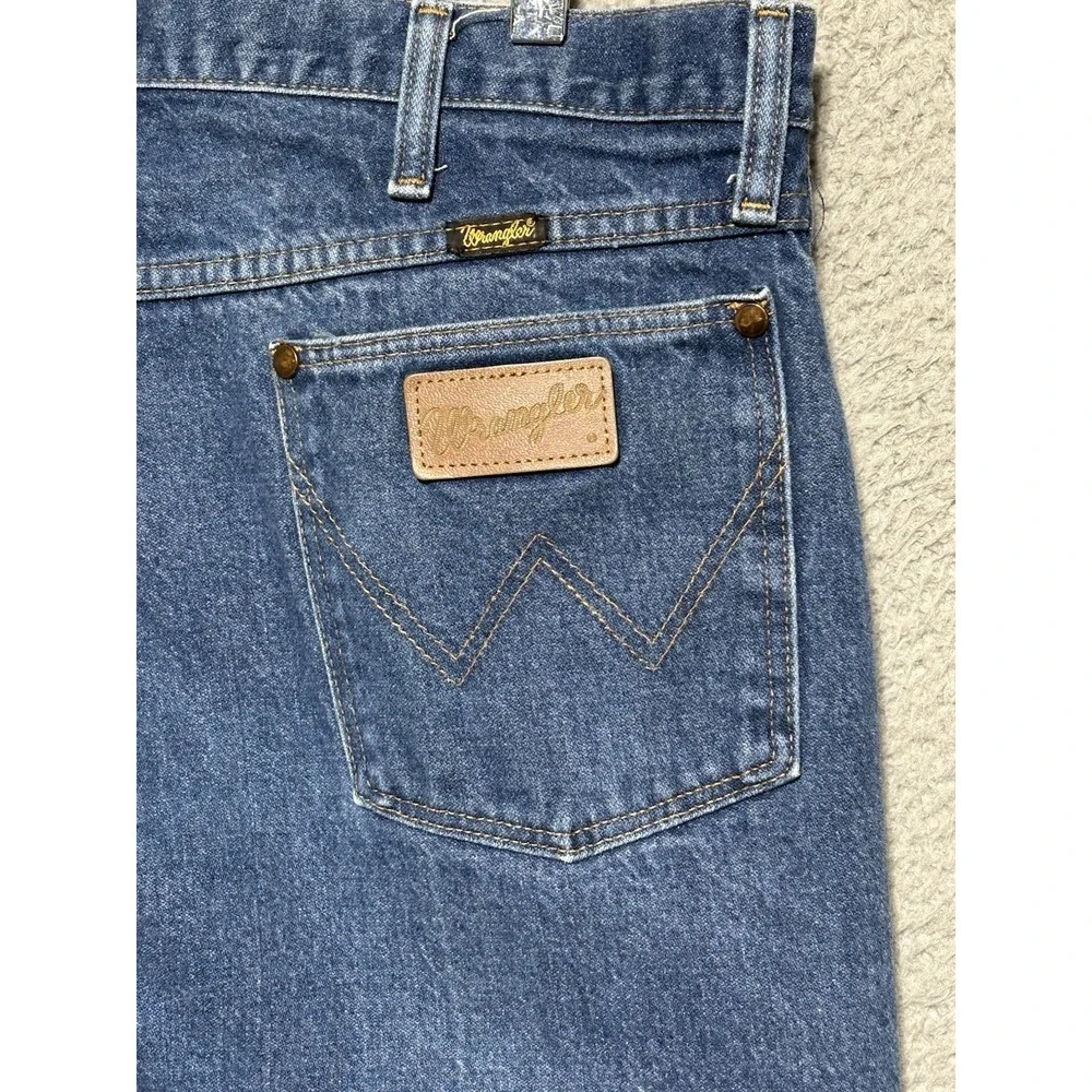 Vintage Wrangler Jeans Mens 40X36‎ Blue 13WMZ Cowboy Cut Heavyweight Denim USA